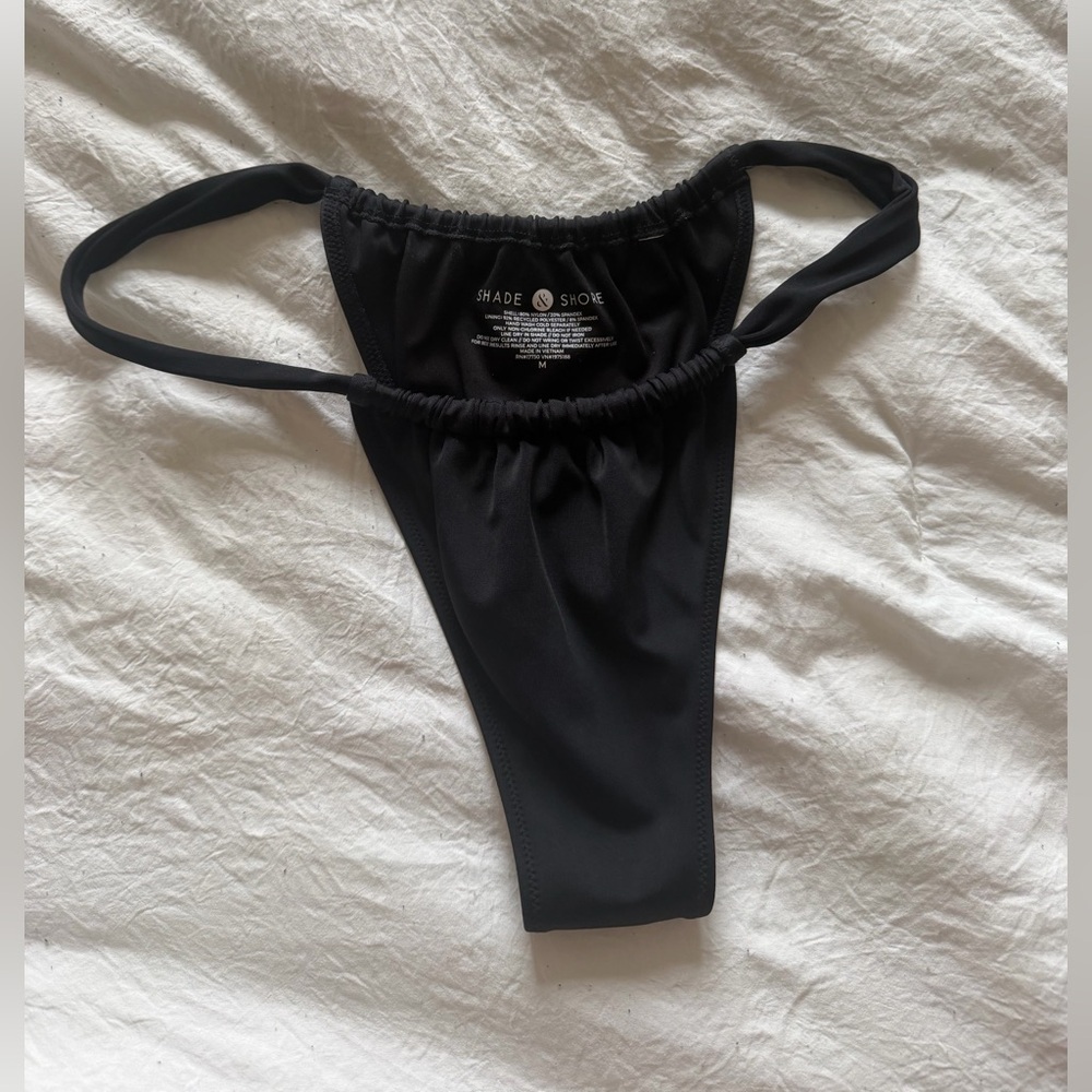 Shade & Shore Black Girls Swim Briefs